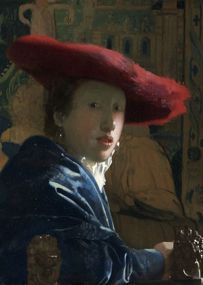 Jan Vermeer Van Delft Girl In A Red Hat Default Title