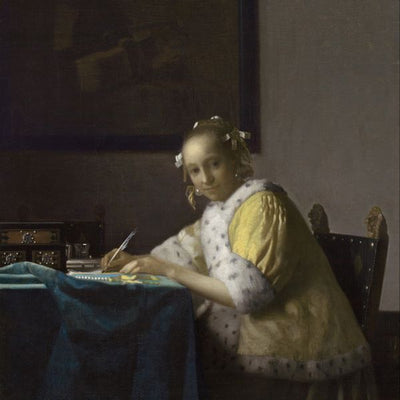Jan Vermeer Van Delft, Girl Writing A Letter Default Title