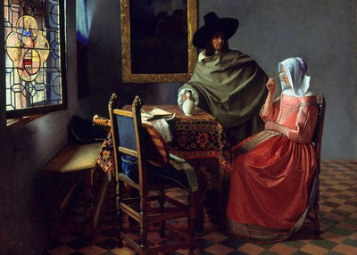 Jan Vermeer Van Delft, Glass Of Wine Default Title