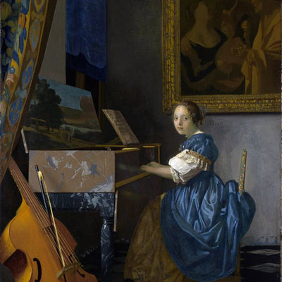 Jan Vermeer Van Delft, The Lady At The Spinet Default Title