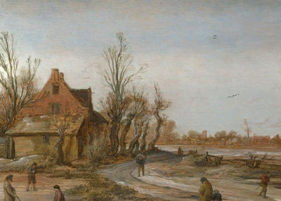 Esaias van de Velde, A Winter Landscape Default Title