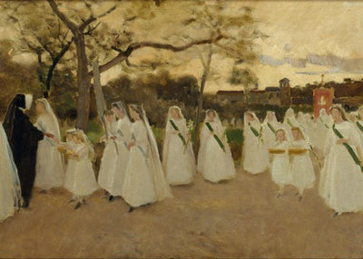 Vayreda Vila, Joaquim, The procession of schoolgirls Default Title