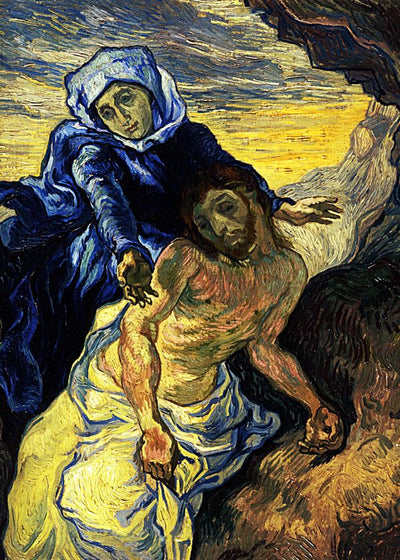 1889 Vincent Van Gogh Pieta Dapres Delacroix Default Title