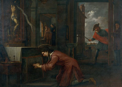 Viladomat Y Manalt, Antoni, St. Francis receiving the stigmata painting Default Title
