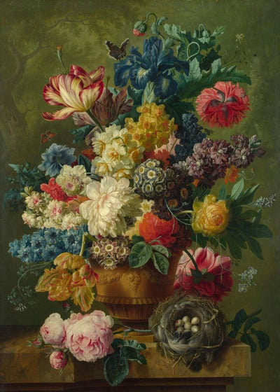 Paulus Theodorus van Brussel Flowers in a Vase painting Default Title