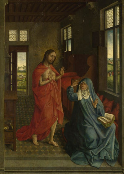 Rogier van der Weyden Christ appearing to the Virgin Default Title