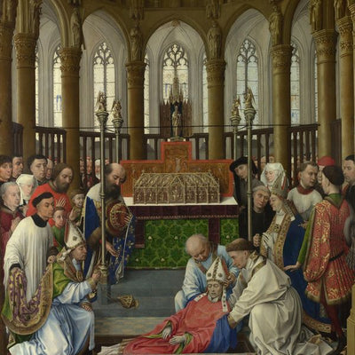 Rogier van der Weyden, The Exhumation of Saint Hubert Default Title