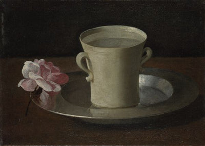 Francisco de Zurbaraín, A Cup of Water and a Rose Default Title