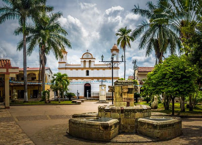Honduras Main square of Copan Ruinas City Default Title