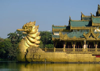 Burma zlatna statua Default Title