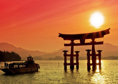 Japan zalazak sunca i voda Default Title
