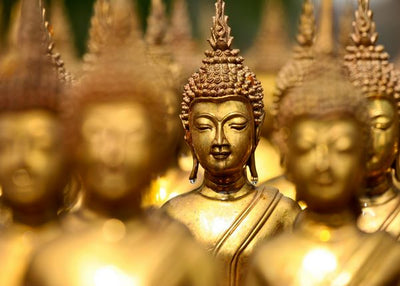 Tajland i zlatne skulpture Default Title