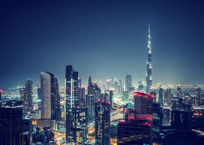 Ujedinjeni Emirati pogled na grad noc Default Title
