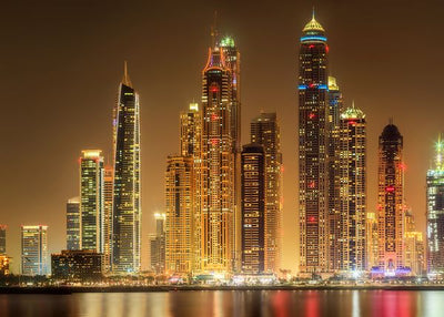 Ujedinjeni Arapski Emirati noc panorama Default Title