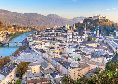 Austrija panorama Salzburga Default Title