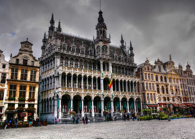 Belgija zgrada i oblaci Default Title