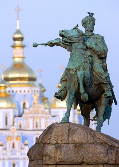 Ukrajina statue of a cossak in kiev Default Title