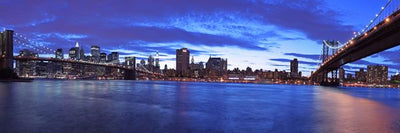 Njujork panorama plavi sjaj Default Title