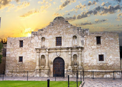 Teksas The Alamo San Antonio kamena zgrada Default Title