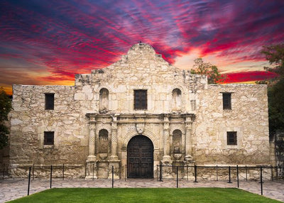 Teksas The Alamo San Antonio ruzicasto nebo Default Title