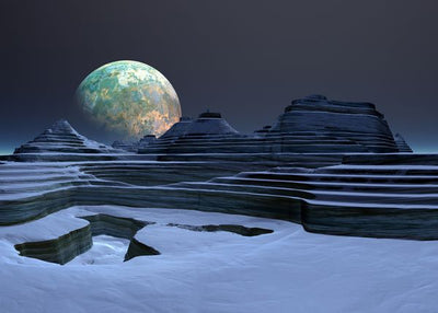 Sci Fi Planete piramide Default Title