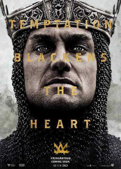 King Arthur Legend of the Sword (2017) king Vortigern poster Default Title