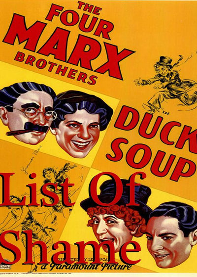 Duck Soup List of Shame Default Title
