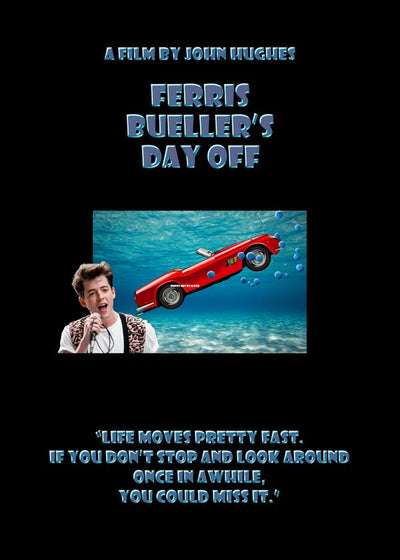 Ferris Bueller's Day off crni poster Default Title