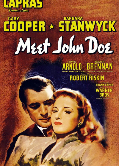 Meet John Doe (1941) poster Default Title