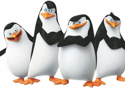 Penguins of Madagaskar bela pozadina Default Title