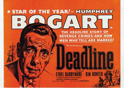 Deadline U.S.A. poster Default Title