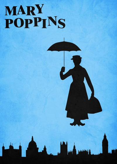 Mary Poppins plava pozadina Default Title