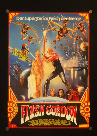 Flash Gordon (1980) crni poster Default Title