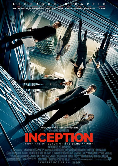 Inception crni poster Default Title