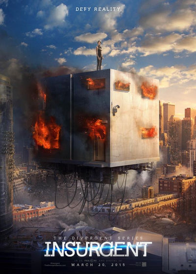 Insurgent zgrada u plamenu poster Default Title