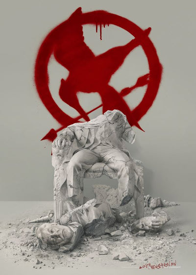 The Hunger Games Mockingjay crveni znak Default Title