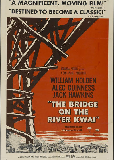 Bridge On the River Kwai crveni poster Default Title