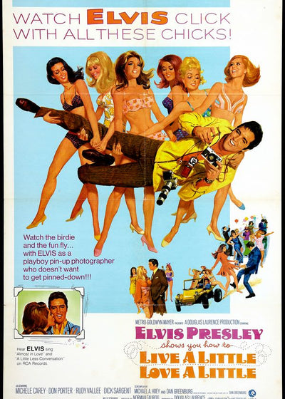 Elvis Presley Movies film Live a Little Love a Little Default Title