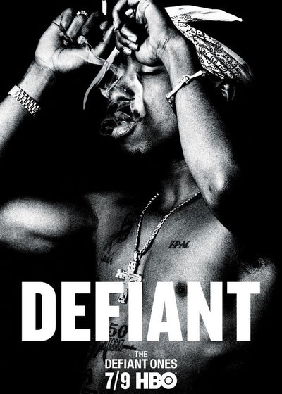 The Defiant Ones crni plakat za film Default Title