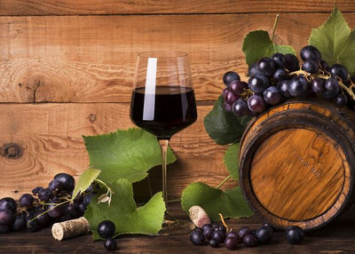 Crno vino i drvene povrsine Default Title