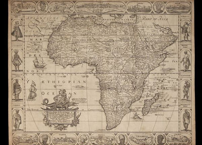 Mapa Afrike i bogovi Default Title