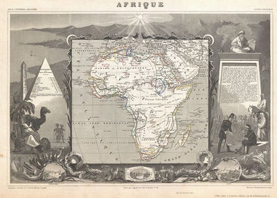 Mapa Afrike i kamile Default Title
