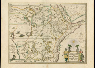 Mape Etiopija u sedamnaestom veku Default Title