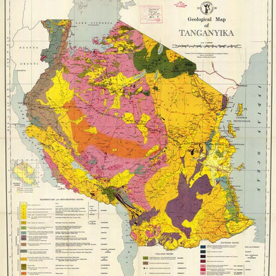 Mape Tanzanija sastav zemlje Default Title
