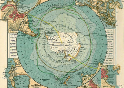 Mape Antartika reljefni prikaz Default Title