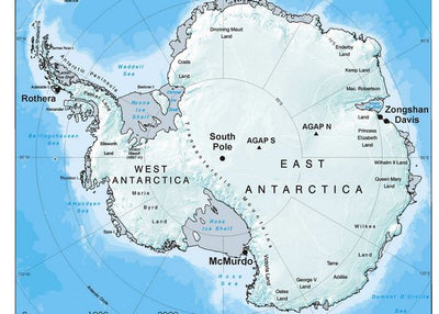 Mape Antartika sa najvaznijim tackama Default Title
