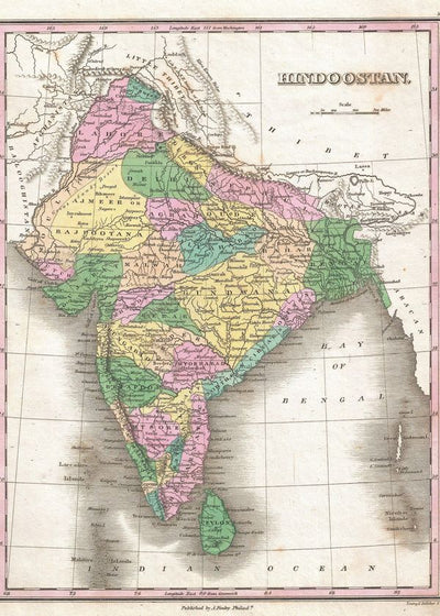 Mape Indija stara Default Title