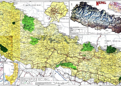 Mape Nepal zelena Default Title