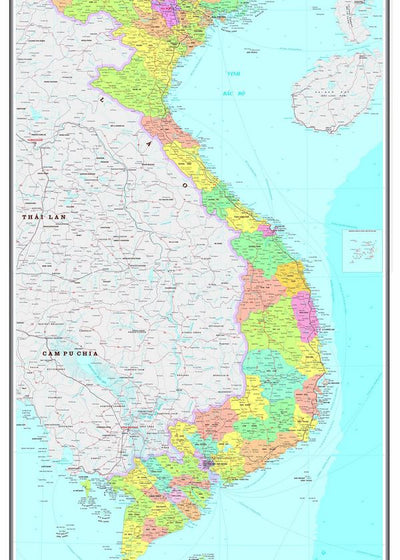 Mape Vijetnam prikaz regiona Default Title