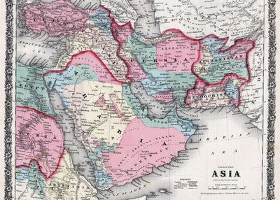 Mape Bliskog Istoka anticka Default Title